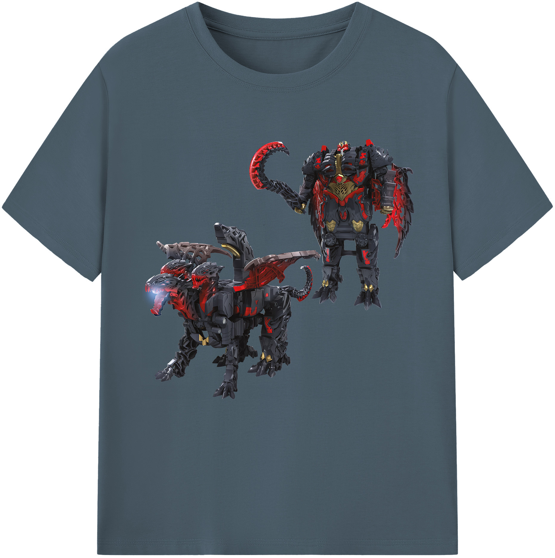 （画像用） Transformers トランスフォーマー 綿100％半袖Tシャツ（フロントプリント）